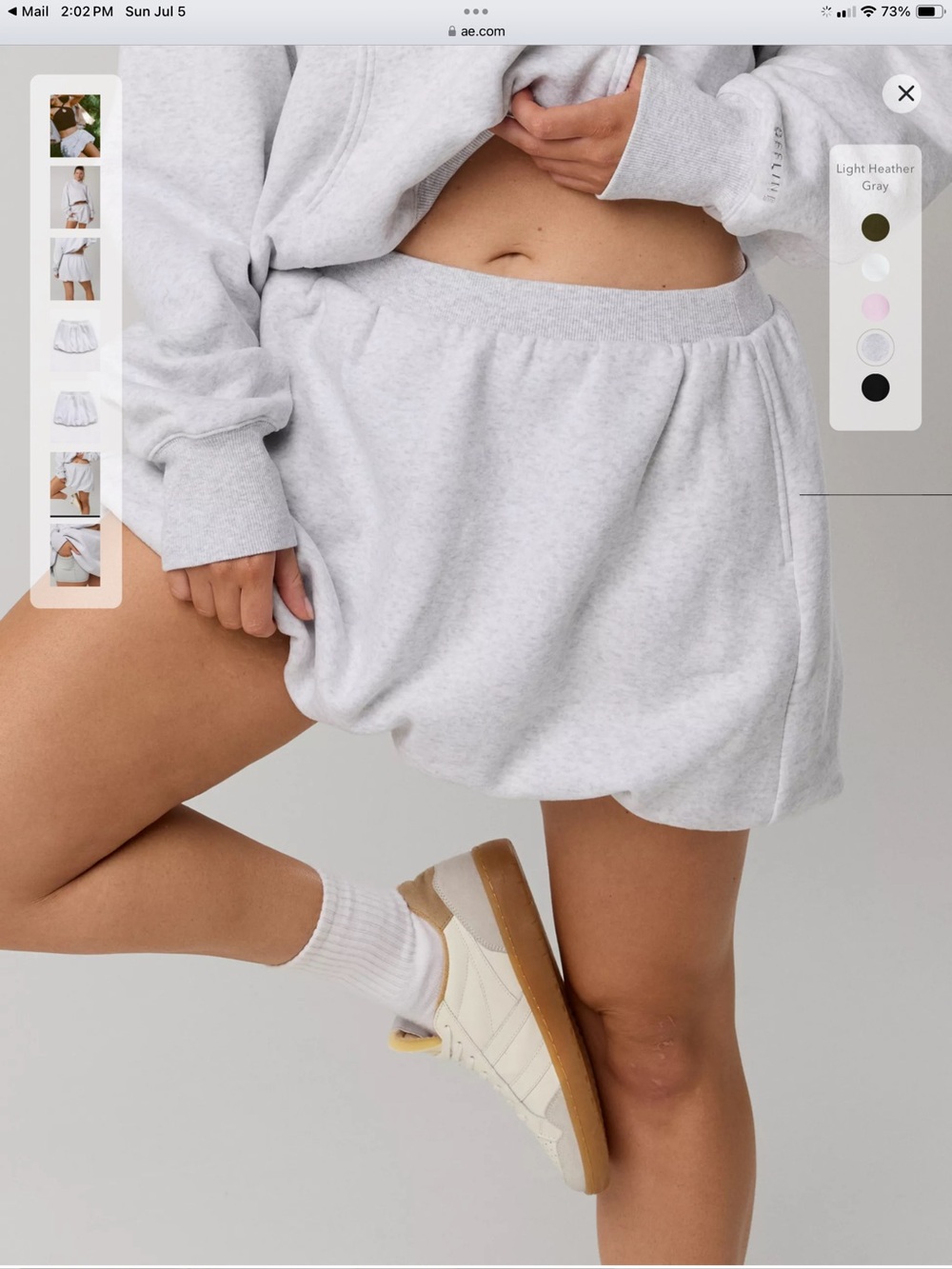 NWT Cloud by Aerie fleece bubble skort❤️❤️❤️❤️